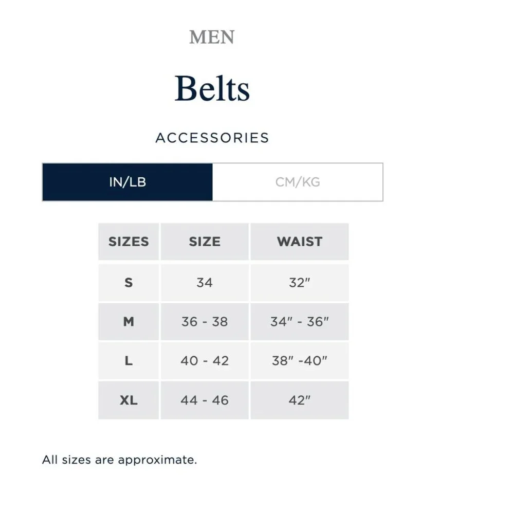 Polo Ralph Lauren Men's Distress Webbed O-ring Belt Heritage Royal